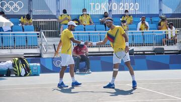 La dupla colombiana mostr&oacute; su jerarqu&iacute;a en el encuentro ante los espa&ntilde;oles, cerrando el triunfo con parciales de 6-2 y 6-4.