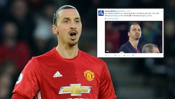 Ibrahimovic recibe insólita oferta por twitter del Hertha