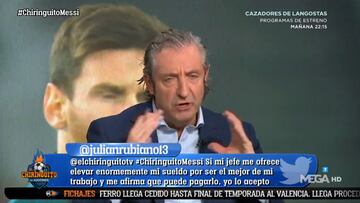 La petición de Pedrerol a Messi ahora que se ha filtrado su multimillinoario contrato