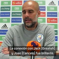Guardiola, sobre el partido: "Siempre sufrimos ante el Leicester"