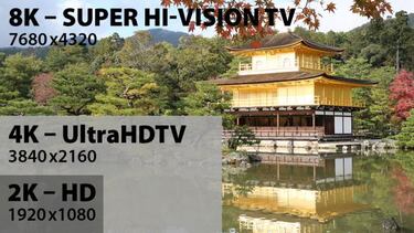 Japón estrena la primera emisión en 8K