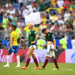 México desaparece ante Brasil y queda eliminado del Mundial