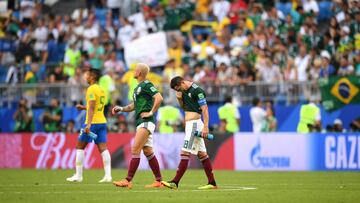 México desaparece ante Brasil y queda eliminado del Mundial