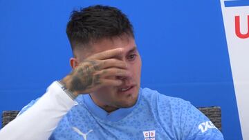 Nicolás Castillo llora en cámara y protagoniza la entrevista más conmovedora de su carrera