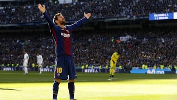 Los récords que pulverizó Messi en el Clásico del Bernabéu