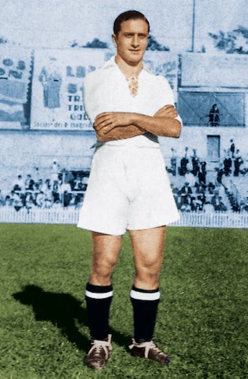 Defendió los colores del Alavés la temporada 1931-32. Vistió la camiseta del Real Madrid dos temporadas desde 1934 hasta 1936.