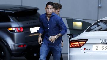 El volante regresó a España y retomó los trabajos de recuperación con el Real Madrid luego de ser desafectado por la Selección Colombia.