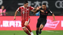 James activo en el área en su segundo partido con Bayern