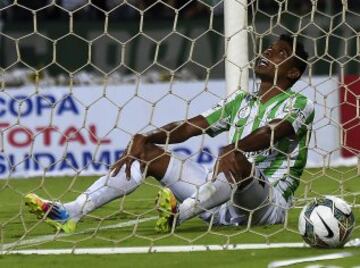 Atlético Nacional y River Plate igualaron 1-1 en la primera final de la Copa Sudamericana. 