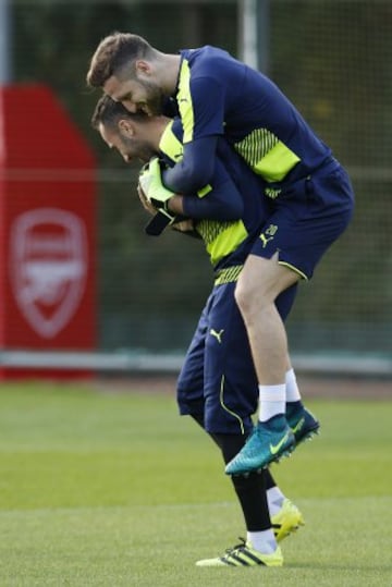 David Ospina feliz por el partido de Champions del Arsenal