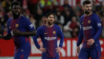 Los goles del vibrante empate entre Sevilla y Barcelona