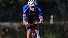 Van der Poel, durante la concentración del Alpecin-Deceuninck en Denia.