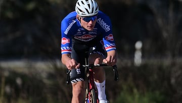 Van der Poel, durante la concentración del Alpecin-Deceuninck en Denia.