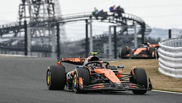 Norris, por delante de Piastri en Suzuka.