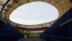 STUTTGART (ALEMANIA), 05/07/2024.- Vista del estadio Stuttgart Arena antes del partido de cuartos de final de la Eurocopa entre España y Alemania, este viernes en Stuttgart. EFE/ J.J Guillén
