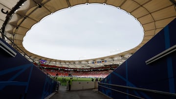 STUTTGART (ALEMANIA), 05/07/2024.- Vista del estadio Stuttgart Arena antes del partido de cuartos de final de la Eurocopa entre España y Alemania, este viernes en Stuttgart. EFE/ J.J Guillén