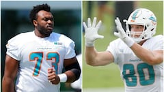 Los Dolphins incluyeron a los jugadores Austin Jackson y Adam Shaheen a la lista de reservas por coronavirus y se perder&aacute;n el juego de la semana 1.