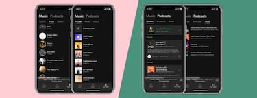 Spotify separa la música de los podcast en su última versión