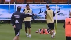 Ronaldo’s shocking dribble past David Beckham in first Real Madrid training session