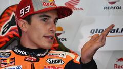 Marc M&aacute;rquez en Misano.