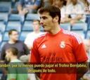 Iker Casillas: "Por lo menos puedo jugar el Trofeo Bernabéu"