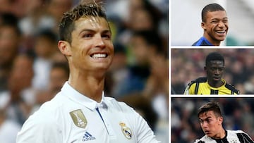 Los posibles sustitutos de Cristiano fuera del Madrid