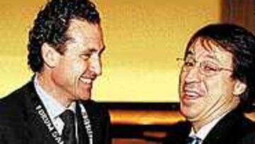 <B>EN PLANET FÚTBOL</B>. Jorge Valdano estuvo ayer en la feria del balón.