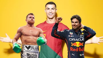 Canelo y Checo, únicos deportistas mexicanos que sigue Cristiano