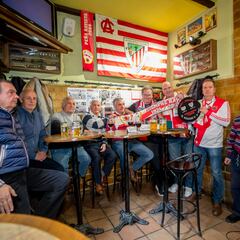 Hermanamiento de leyendas y peñas de Rayo y Athletic