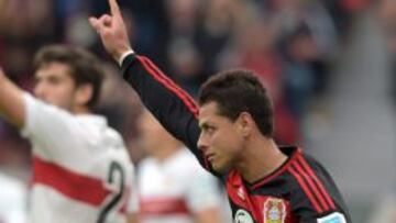 Javier Hernández está a un gol de igualar a Pavel Pardo, autor de cuatro tantos en la Primera División Alemana