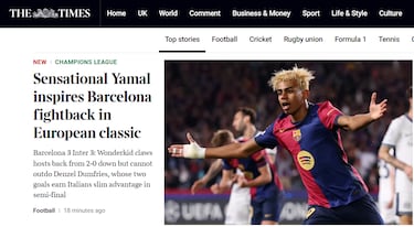 La prensa mundial se rinde al “extraterrestre” Lamine Yamal