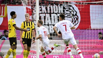 Kainz celebra el empate del Colonia.