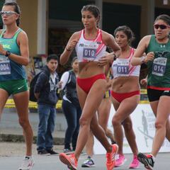 Kimberly García ganó el bronce en el Sudamericano de Marcha