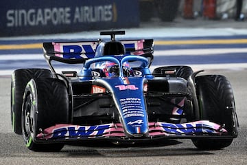 Fernando Alonso durante la carrera. 