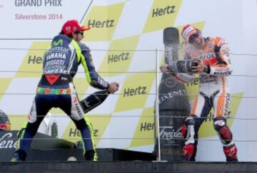 Marc Márquez y Valentino Rossi