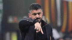 Gattuso, en su etapa como entrenador del Milán.