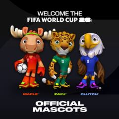 Conoce a las mascotas oficiales del Mundial 2026: así representarán a Estados Unidos, México y Canadá