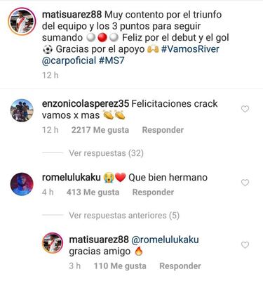 De Lukaku para Suárez: un saludo especial desde Inglaterra