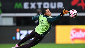 Luis Malagon of Mexico during the game international friendly between Mexican National team (Mexico) and Canada at AT-T Stadium, on September 10, 2024, Arlington, Texas, United States.