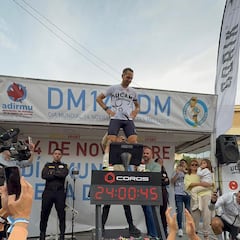 Germán Romera completa 157 km en cinta de correr