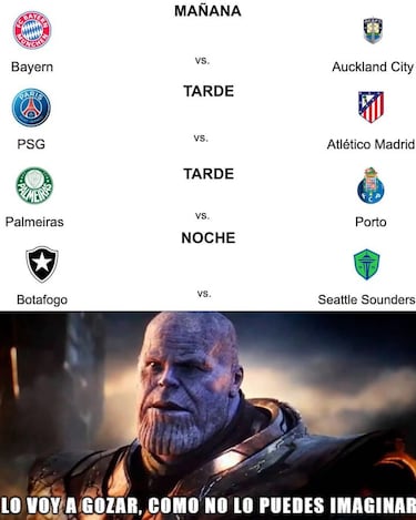Los mejores memes del arranque del Mundial de Clubes