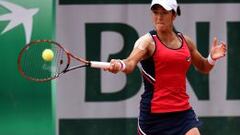 Silvia Soler, en su partido contra la belga Yanina Wickmayer.