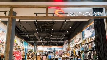 Tienda de la marca de surf Rip Curl, que ha sido comprada por el gigante neozelandés Kathmandu.