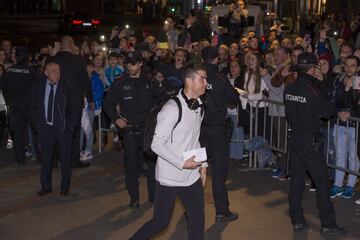 El Real Madrid ya está en Bilbao antes de viajar a Eibar