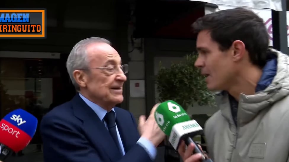 El vacile de Florentino a Edu Aguirre: “Mira el taco que has armado...”