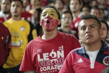 Santa Fe preparó la celebración, pero el equipo empató 0-0 y es segundo de la tabla con 11 puntos.
