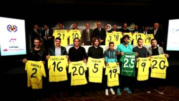 Villarreal y Boca celebran su hermandad en "La Bombonera"