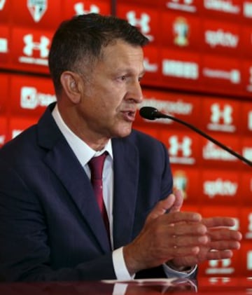 Osorio fue presentado en São Paulo.El colombiano aseguró que es el desafío más grande de su carrera como entrenador 