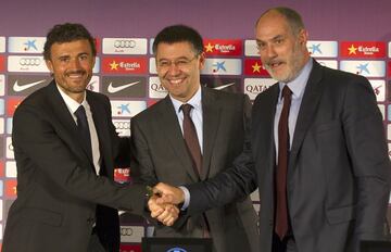 El 21 de mayo de 2014 fue presentado como entrenador del Fútbol Club Barcelona.