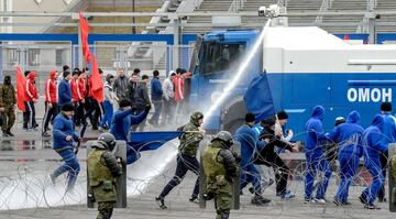 Simulacro de las fuerzas de seguridad rusas.